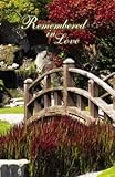 'Remembered in Love' - Funeral Bulletin - (Package of 100)