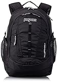 JanSport Odyssey Laptop Backpack for 15” Computer or 3L Hydration System, Black - Large Bookbag for Girls, Boys, Adults with Tuck-Away Hip Belt, 2 Main Compartments - Premium College Essentials