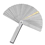 30 Pcs Stainless Steel Guitar Feeler Gauges Luthier String Height Measuring Tool Guitar Nut Bridge File Set Luthiers Tool Thickness Gauge Guitar elmers guitar gauge