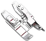 ZIGZAGSTORM 820924096 1/4 inch 1-4(Quarter Inch) Snap on Edge Guide Patchwork Quilting Presser Foot for Pfaff IDT Walking Foot Machines Creative Select Expression - 820924096