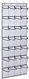 AOODA 28 Large Mesh Pockets Over The Door Shoe Rack, Hanging Shoe Organizer for Closet Hanging Shoe Rack Holder Hanger, White