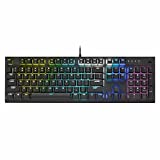 Corsair Wired K60 RGB Pro Mechanical Gaming Keyboard - CHERRY Mechanical Keyswitches - Durable AluminumFrame - Customizable Per-Key RGB Backlighting, Black