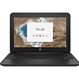 HP 11 G5 Chromebook 11.6in Touch Screen Laptop Intel Celeron N 1.60GHz 4GB 16GB SSD (Renewed) (16GB), Black