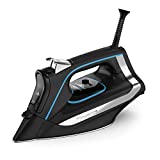 Rowenta DW3261 1725-Watt Advanced No Setting No Burning Steam Iron Stainless Steel Soleplate, 380-Hole, Black