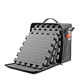 Blocking Mats for Knitting[9-Pack], Extra Thick Blocking Boards with Grids for Crochet Projects or Needlepoint, Knitting Mats with 100 T-pins and Non-Oven Storage Bag Pack of 9