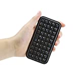 Bluetooth 3.0 Keyboard,Rechargeable Mini Slim Travel Size Wireless Pocket Keypad Small Portable 49 Keys Keyboard for PC Notebook Tablets Smartphones