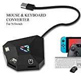 Keyboard and Mouse Adapter for Nintendo Switch, Keyboard and Mouse Adapter for PS4, Xbox One, PS3, Xbox 360