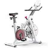 Indoor Cycling Bike, Mekbelt Exercise Bike Supports Bluetooth Connected Smart Stationary Bike with Silent Magnetic Resistance 100 Levels for Home Gym Exercise