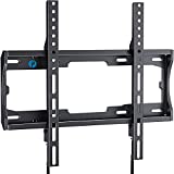 Pipishell Fixed TV Wall Mount Bracket Low Profile for 26-55 Inch LED, LCD, OLED, 4K Flat Curved Screen TVs, Ultra Slim Mounting Bracket, Max VESA 400x400mm up to 99 lbs, Fits 16' Wood Studs