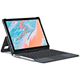 VASTKING KingPad K10 Pro 10.1' Octa-Core Tablet, 4GB RAM, 64GB Storage, Android 10, 1920x1200 Tablet with Keyboard and Stylus Pen, 60Hz Screen Rate, 13MP Rear Camera, 5G WiFi, GPS, Silver Grey
