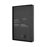 Moleskine Limited Collection Notebook Leather, Large, Ruled, Hard Cover, Open Box, Black (5 x 8.25)