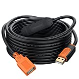 SNANSHI Active USB Extension Cable 30 ft USB 2.0 Extension Cable USB Male to Female for Webcam, USB Camera, Printer, Mouse, Keyboard, Controller and More