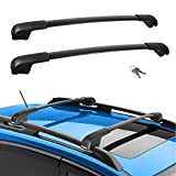 BougeRV Car Roof Rack Cross Bars for 2014-2022 Subaru Forester with Lock, Aluminum Cross Bar for Rooftop Cargo Carrier Luggage Kayak Canoe Bike Snowboard