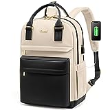 LOVEVOOK Laptop Backpack for Women Men 15.6 Inch Laptop Bag with USB Port Fashion Student Bookbag Waterproof Backpacks Teacher Nurse Stylish Travel Bags Vintage Daypacks for School, College, Work