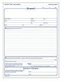 Adams Contractor's Proposal Forms, 8.5 x 11.44 Inch, 3-Part, Carbonless, 50-Pack, White, Canary and Pink (NC3819)