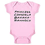Princess Consuela Banana-Hammock Funny 90s TV Show Infant Baby Boy Girl Bodysuit Pink 18M Pop Threads