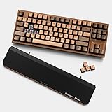 HEXGEARS X3 TKL Wireless Mechanical Keyboard with Red Kailh Box Switches, Lava Chocolate Tenkeyless Compact Keyboard for Gaming, Typing, Ergonomic 87-Key Typewriter Keyboard with Wrist Rest