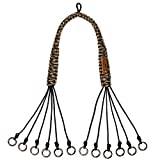 DynoGoods Game Carrier, Duck Carrier, 12 Drops, Slip Ring - Bird Tote, Waterfowl Game Carrier, Goose Hanger, Game Tote, Paracord