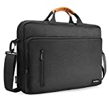 tomtoc 15.6 Inch Laptop Shoulder Bag for 16-inch MacBook Pro M1 Pro/Max, Multi-Functional Laptop Messenger Bag Briefcase for 15-inch MacBook Pro, Dell XPS 15, Surface Book 3/2, Ultrabooks Notebooks