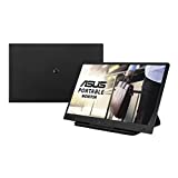 ASUS ZenScreen 15.6” 1080P Portable USB Monitor (MB166B)-Full HD,IPS, USB3.2, Anti-glare surface, USB-powered, Flicker Free, Blue Light Filter, Tripod Mountable, Anti-glare surface, Protective Sleeve