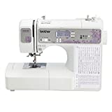 Brother 150-Stitch Computerized Sewing & Quilting Machine (Refurbished) with Wide Table, White