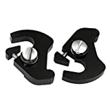 PBYMT Black Detachable Mounting Luggage Rack Latch Clips Compatible for Harley Davidson Softail Sportster Touring Street Glide Road King Electra Glide 1986-2022