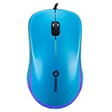 Coolerplus FC112 USB Optical Wired Computer Mouse with Easy Click for Office and Home, 1000DPI, Premium and Portable,Compatible with Windows PC, Laptop, Desktop, Notebook (Blue)