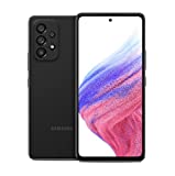SAMSUNG Galaxy A53 5G A Series Cell Phone, Factory Unlocked Android Smartphone, 128GB, 6.5” FHD Super AMOLED Screen, Long Battery Life, US Version, Black