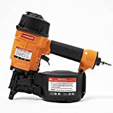 CN55 Air Coil Nailer by UPWOOD, 1 Inch to 2-1/4 Inch 15 Degree Coil Siding Nail Gun Fast Shooting Fencing Nailer Pneumatic Coil Framing Nailer