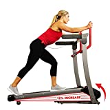 Sunny Health & Fitness Folding Electric Treadmill with Auto Incline, LCD and Pulse Monitor, Bluetooth Speakers, Body Fat Calculator and USB Charging - SF-T7909,Black