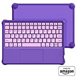 Made For Amazon Kids Wireless Bluetooth Keyboard in Purple, for 10” Fire Kids Pro and 10” Fire Kids Tablets.