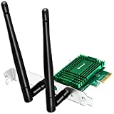 FebSmart WiFi 6 PCIE Wireless Network Adapter for Windows 11, 10 64bit, Linux Kernel 5.1+ Desktop PCs, for Gaming and Video Streaming, 2.4GHz 574Mbps and 5GHz 2400Mbps, Intel WiFi 6 AX200NGW (AX3000)