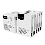 Amazon Basics Multipurpose Copy Printer Paper, 8.5 x 11 Inch 20Lb Paper - 5 Ream Case (2,500 Sheets), 92 GE Bright White