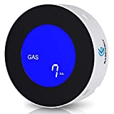 GasKnight 2.0 Natural Gas Detector & Propane Detector w LCD Display. Natural Gas Alarm / Monitor for Home, Kitchen, Camper, Trailer, RV. Plug-in Gas Leak Sensor for LPG, LNG, Methane & Butane Gases