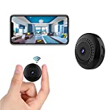 Mini Spy Camera WiFi Wireless Hidden Cameras for Home Security surveillance with Video 1080P Small Portable Nanny Cam with Phone App, Motion Detection, Night Vision for Indoor Outdoor Small Camera