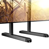 Universal TV Stand, Table Top TV Stand Base Replacement for Most 37 to 80 Inch LCD LED TVs, 4 Height Adjustable TV Legs with Cable Management Hold up to 100lbs, Max VESA 800x400mm, Black (SG81901)