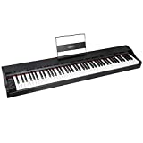 ZENY 88 Key Beginner Digital Piano Full Size Keyboard with Semi Weighted Keys, Built in Speakers and Power Supply