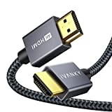4K HDMI Cable 10 ft, iVANKY 18Gbps High Speed HDMI Cables, 4K@60Hz HDR HDMI 2.0 Aluminum Shell&Braided HDMI Cord, 4K 2K 1080P 3D 32AWG ARC for MacBook Pro 2021,UHD TV,Laptop,Monitor,PS4,Xbox One,&More