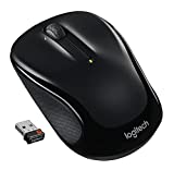 Logitech M325 Wireless Mouse for Web Scrolling - Black