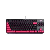 ASUS ROG Strix Scope TKL Electro Punk Mechanical Gaming Keyboard | Cherry MX Red Switches | 2X Wider Ctrl Key for Greater FPS Precision | Gaming Keyboard for PC | Aura Sync RGB Lighting, Quick-Toggle