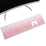 Keyboard Cover for HP Pavilion 27' All in One Desktop HP Pavilion 27-xa0014/27 Xa0055Ng/0370Nd/0076Hk/0010Na, HP Pavilion 24-inch 24-xa0020 Xa0002A Xa0032 xa0013w,HP Pavilion Wireless Keyboard -Gp