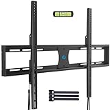 Pipishell Low Profile Fixed TV Wall Mount Bracket Ultra Slim for Most 42-90 Inch LCD OLED QLED 4K Plasma Flat Curved Screen TVs up to132lbs Max VESA 800x600mm, Fits 16', 18', 24' Wood Studs