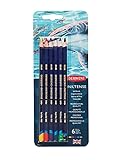 Derwent Colored Pencils, Inktense Ink Pencils, Drawing, Art, Pack, 6 Count (0700927)