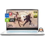 2022 MSI Sword 17.3' High Performance Gaming Laptop, 8 Cores Tiger Lake Intel i7 11800H, FHD IPS 144 Hz, GeForce RTX 3050 Ti, Hi-Res Audio, Wi-Fi 6, Win 11, White(16GB RAM | 2TB PCIe SSD)