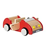 Hape Dollhouse Family Car | Wooden Dolls House Car Toy, Push Vehicle Accessory for Complete Doll House Furniture Set Red, L: 8.9, W: 3.5, H: 5.1 inch