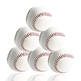 GKK Baseball 6/12Ball Pack Practice Training Baseballs for Kids/Youth 9 Inch Baseballs for Pitching Throwing Unmarked Autographs Baseball