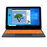 Newest Kano 11.6' HD Touchscreen Laoptop and Tablet, for Kids Education, Intel Celeron N4020, 4GB LPDDR4 RAM, 64GB eMMC, Up to 10 Hours Battery Life, WiFi, HDMI, Windows 10S, CUE Mousepad Accessories