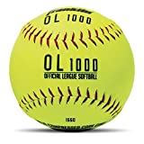 Franklin Sports Official Size Softballs - 12' Softballs - Fastpitch Practice Softballs - Great for Practice + Training - Official Size + Weight - 4 Pack