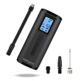 Lamgool 150 PSI Tire Inflator Portable Air Compressor Bicycle Pump With Digital Pressure Gauge LED Light Mini Rechargeable Tire Pump Electric Air Pump For Car Bike Motorcycle Balls