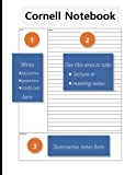 Cornell Notebook: 8.5' x 11', Student Notebook, For Note Taking, For Lecture and Meetings, 100 pages,
